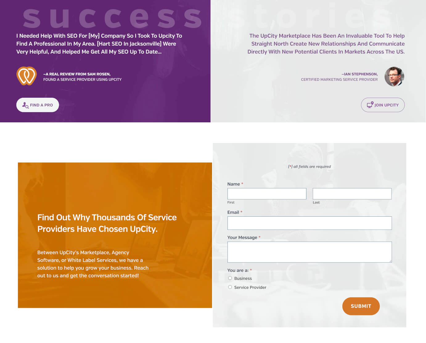 Screenshot of the main content area of one of the 6 final feature pages by Jennifer Gadus.